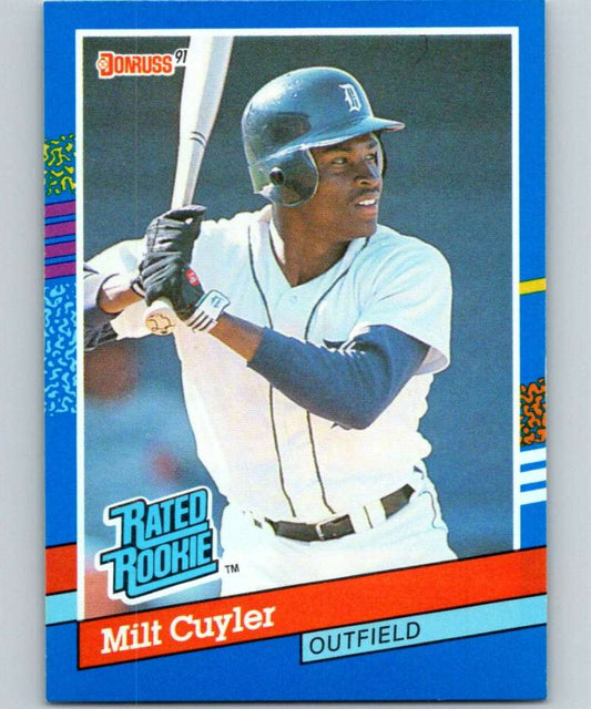 1991 Donruss #40 Milt Cuyler Tigers RR MLB Baseball Image 1