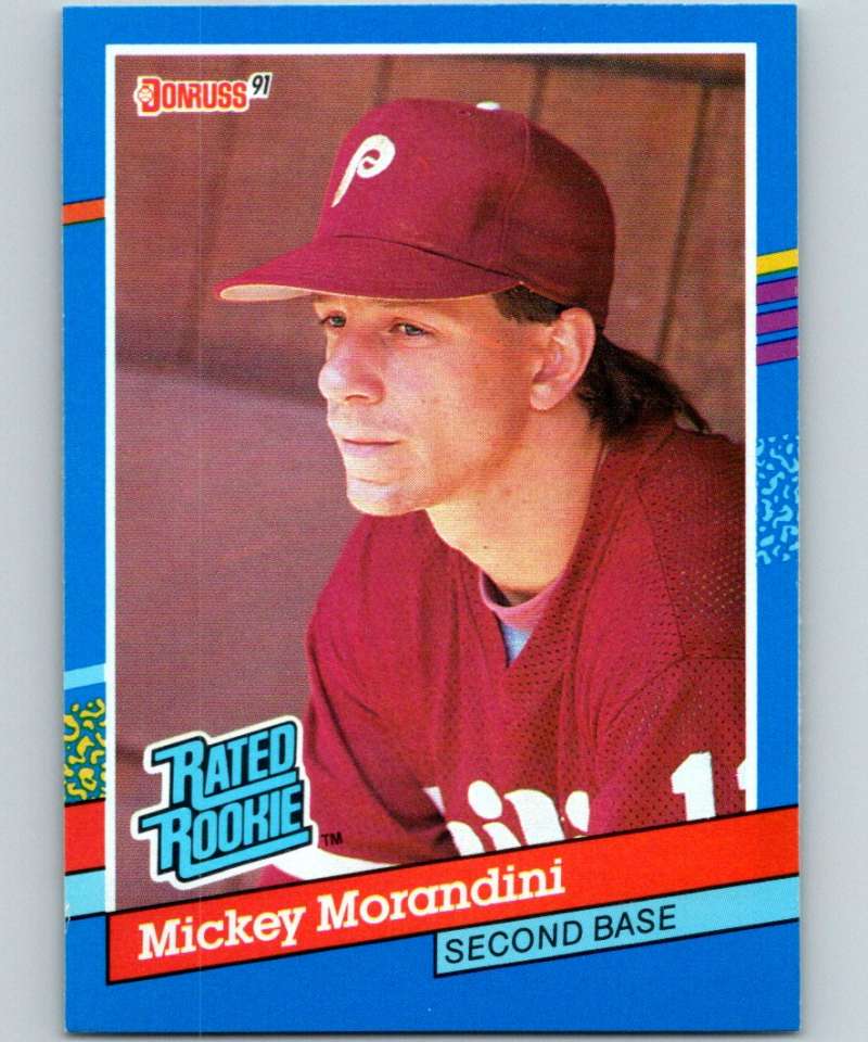 1991 Donruss #44 Mickey Morandini Phillies RR MLB Baseball