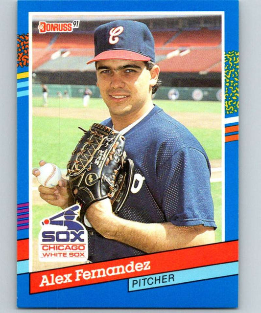1991 Donruss #59 Alex Fernandez White Sox MLB Baseball Image 1