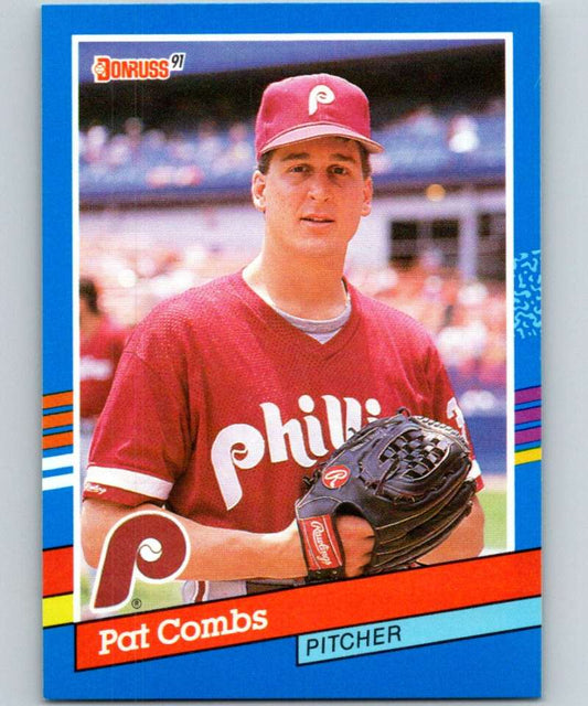 1991 Donruss #60 Pat Combs Phillies MLB Baseball Image 1