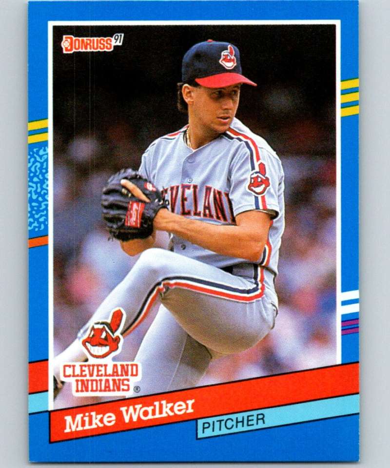 1991 Donruss #61 Mike Walker Indians MLB Baseball Image 1