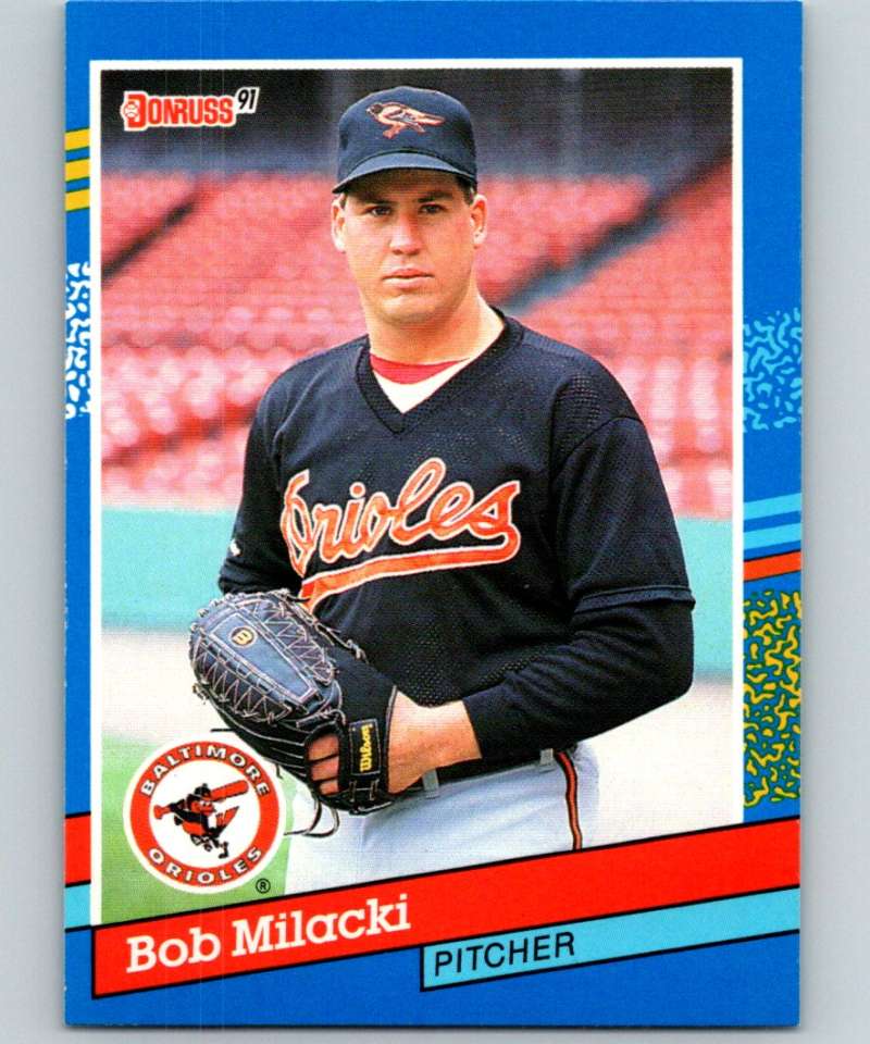 1991 Donruss #69 Bob Milacki Orioles MLB Baseball Image 1