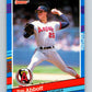 1991 Donruss #78 Jim Abbott Angels MLB Baseball Image 1
