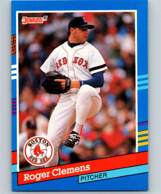 1991 Donruss #81 Roger Clemens Red Sox MLB Baseball Image 1