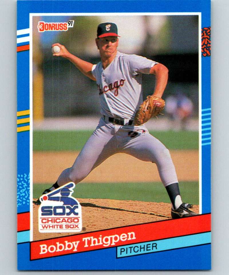 1991 Donruss #90 Bobby Thigpen White Sox MLB Baseball Image 1