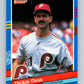 1991 Donruss #91 Dickie Thon Phillies MLB Baseball Image 1