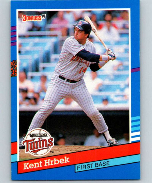 1991 Donruss #95 Kent Hrbek Twins MLB Baseball