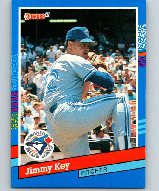 1991 Donruss #98 Jimmy Key Blue Jays MLB Baseball Image 1
