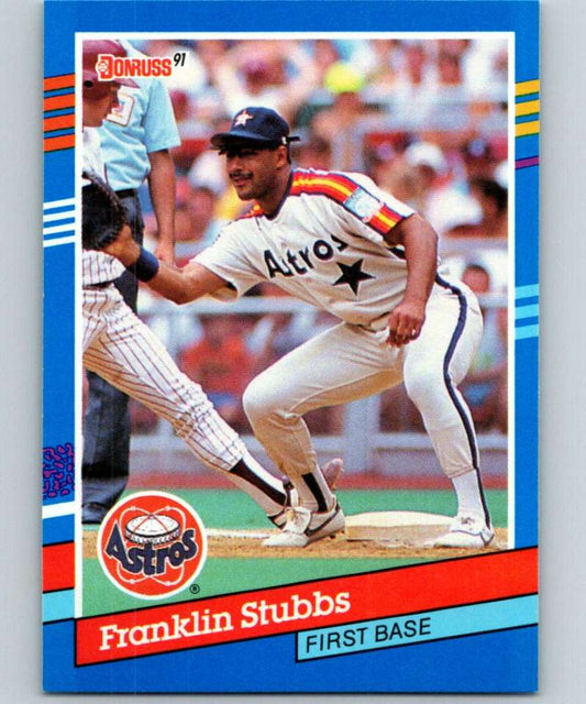 1991 Donruss #99 Franklin Stubbs Astros MLB Baseball Image 1