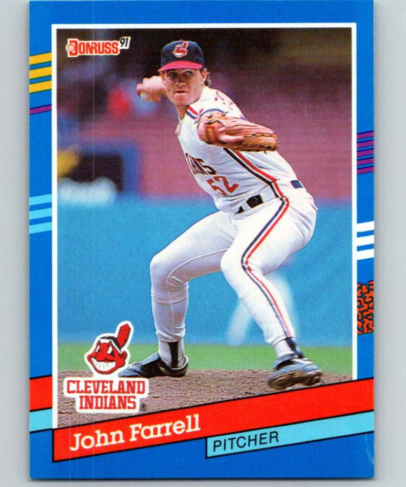 1991 Donruss #106 John Farrell Indians MLB Baseball Image 1