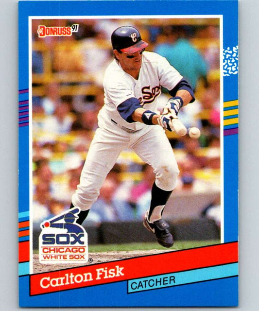 1991 Donruss #108 Carlton Fisk White Sox MLB Baseball Image 1
