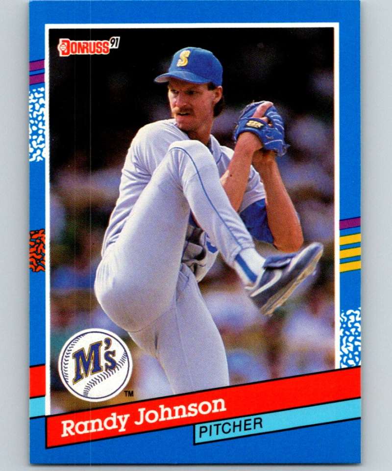 1991 Donruss #134 Randy Johnson Mariners MLB Baseball Image 1