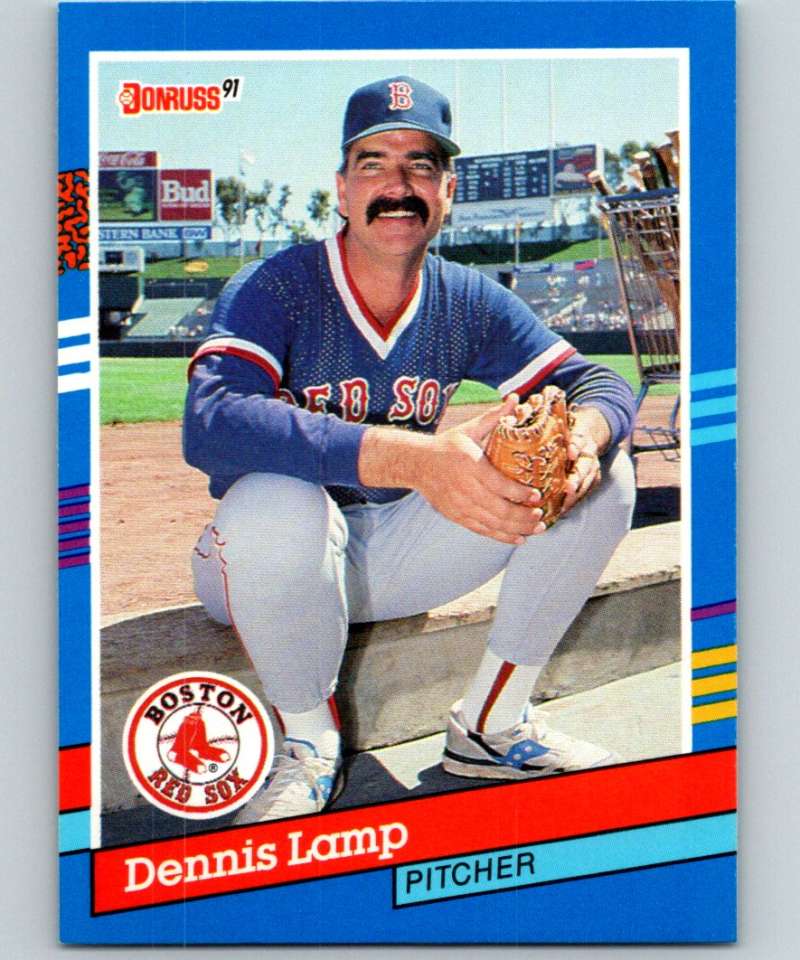 1991 Donruss #138 Dennis Lamp Red Sox MLB Baseball Image 1