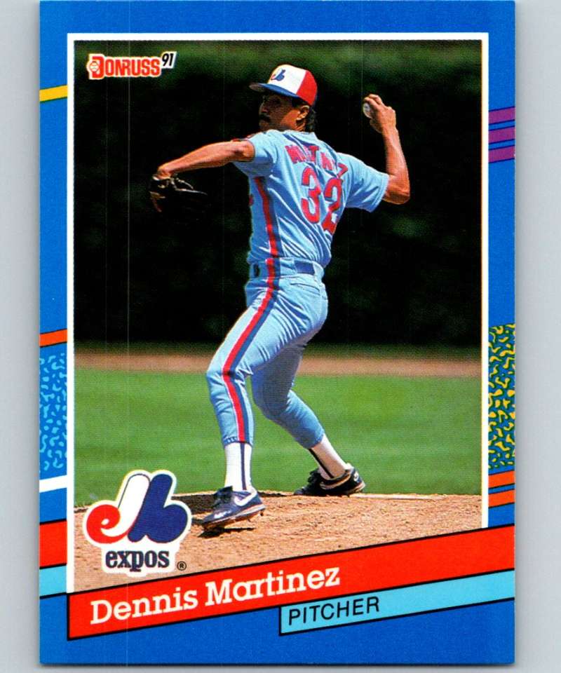 1991 Donruss #139 Dennis Martinez Expos MLB Baseball Image 1