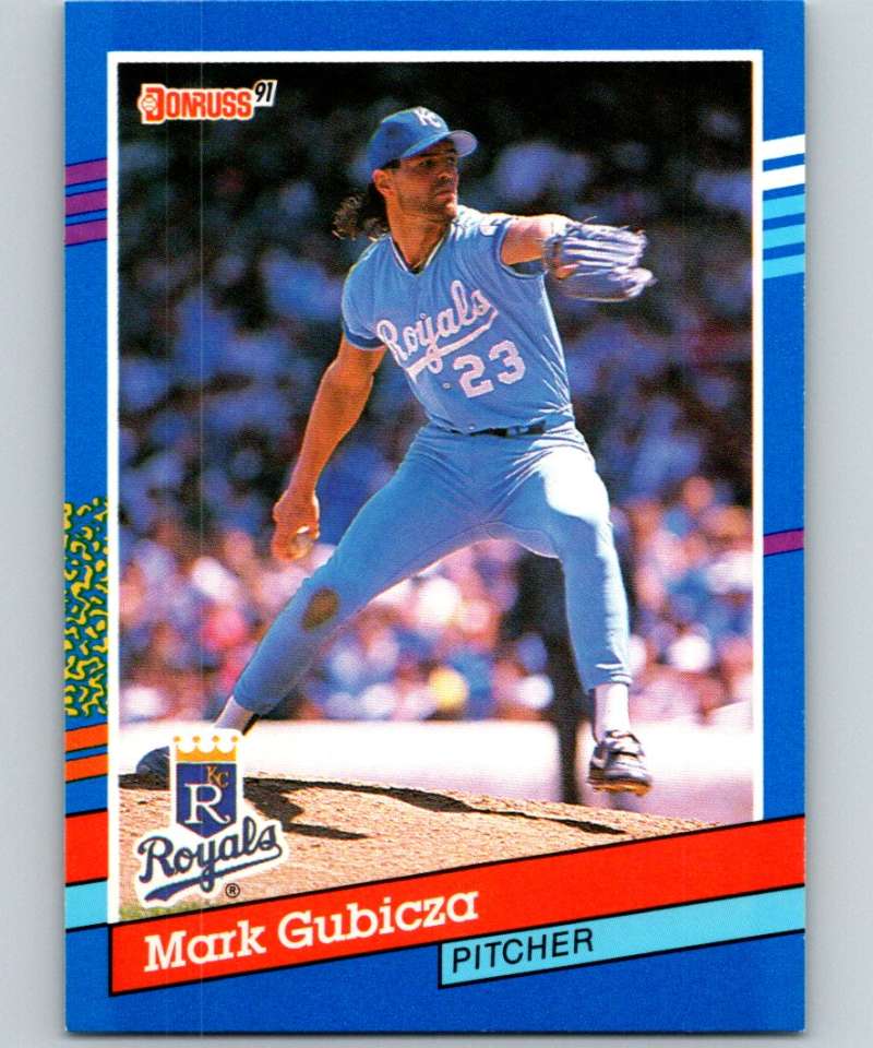 1991 Donruss #145 Mark Gubicza Royals MLB Baseball Image 1