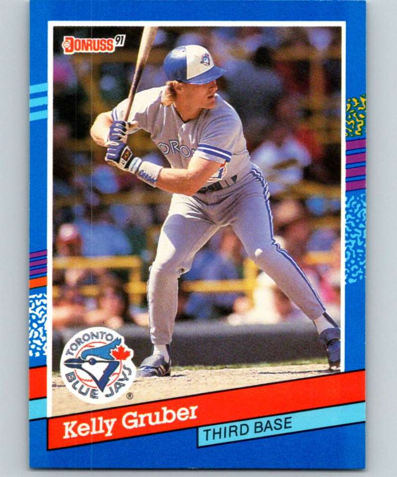 1991 Donruss #149 Kelly Gruber Blue Jays MLB Baseball Image 1