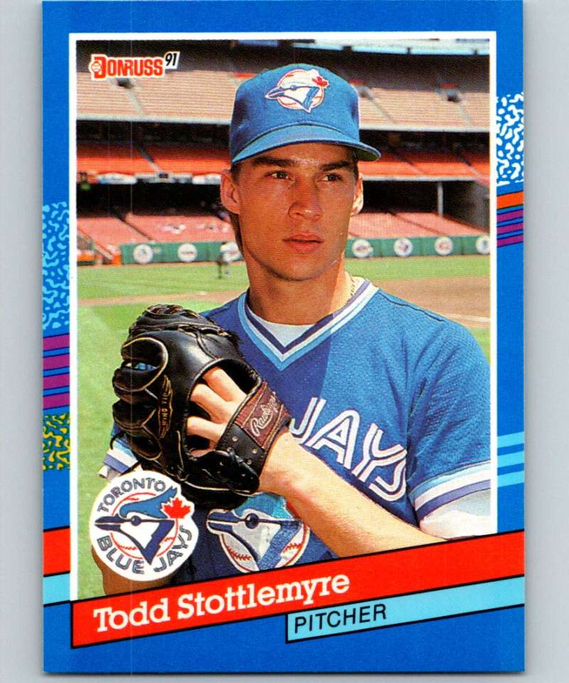 1991 Donruss #155 Todd Stottlemyre Blue Jays MLB Baseball Image 1