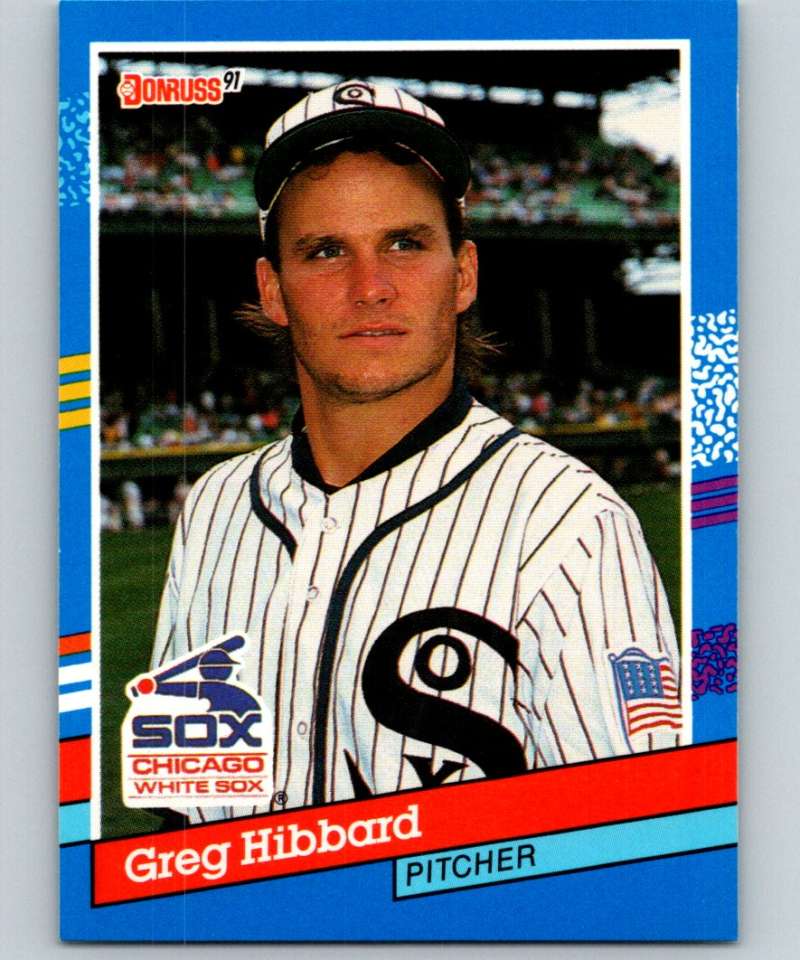 1991 Donruss #159 Greg Hibbard White Sox MLB Baseball Image 1