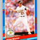 1991 Donruss #161 Mike Moore Athletics MLB Baseball Image 1