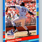 1991 Donruss #164 Melido Perez White Sox MLB Baseball Image 1