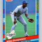 1991 Donruss #168 Mike Sharperson Dodgers MLB Baseball Image 1