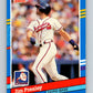 1991 Donruss #173 Jim Presley Braves MLB Baseball Image 1