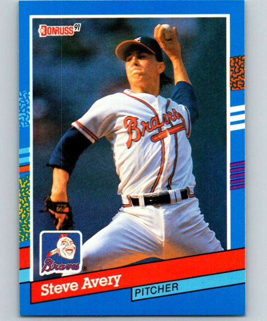 1991 Donruss #187 Steve Avery Braves UER MLB Baseball