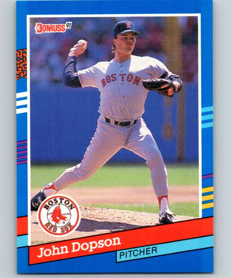 1991 Donruss #193 John Dopson Red Sox MLB Baseball Image 1