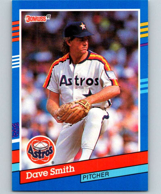 1991 Donruss #212 Dave Smith Astros MLB Baseball Image 1