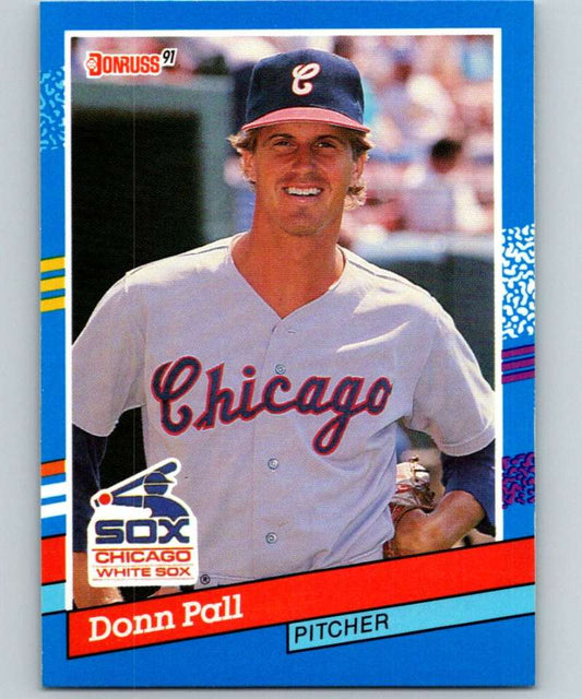 1991 Donruss #215 Donn Pall White Sox MLB Baseball Image 1
