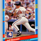 1991 Donruss #229 Jeff Blauser Braves MLB Baseball Image 1