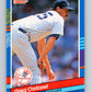 1991 Donruss #236 Greg Cadaret Yankees MLB Baseball Image 1