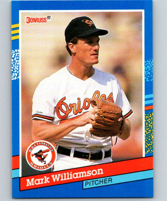 1991 Donruss #238 Mark Williamson Orioles MLB Baseball Image 1