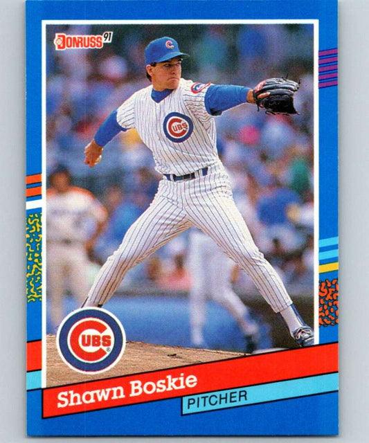 1991 Donruss #241 Shawn Boskie Cubs MLB Baseball Image 1