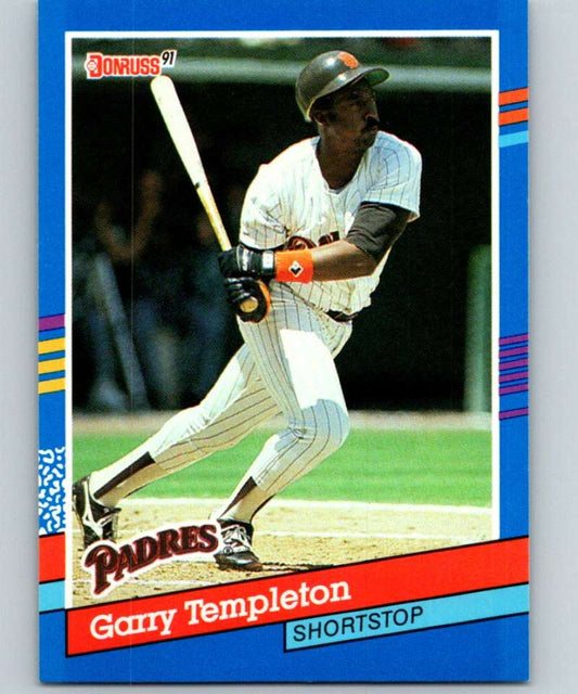 1991 Donruss #252 Garry Templeton Padres MLB Baseball Image 1