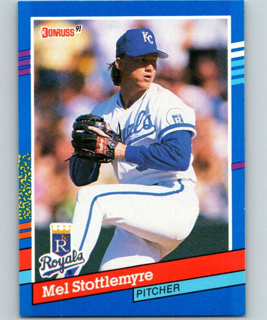 1991 Donruss #257 Mel Stottlemyre Jr. Royals MLB Baseball Image 1