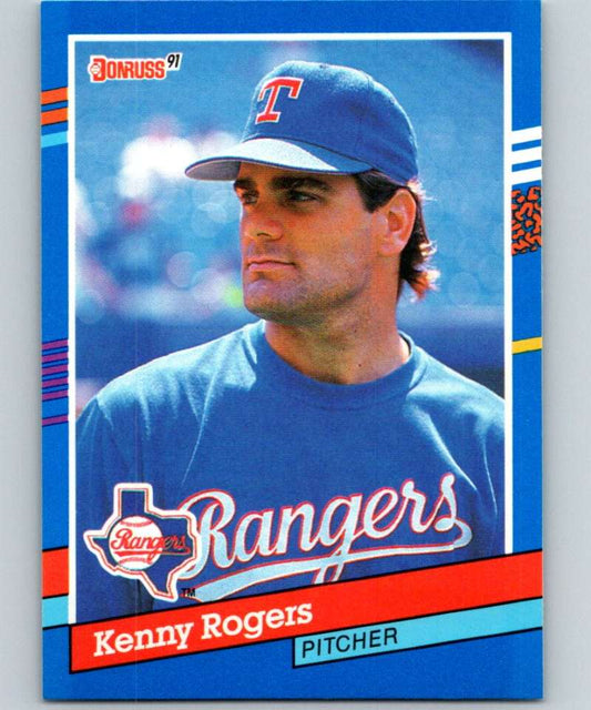 1991 Donruss #258 Kenny Rogers Rangers UER MLB Baseball Image 1