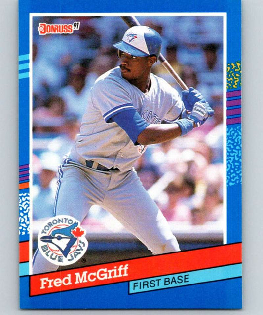 1991 Donruss #261 Fred McGriff Blue Jays MLB Baseball
