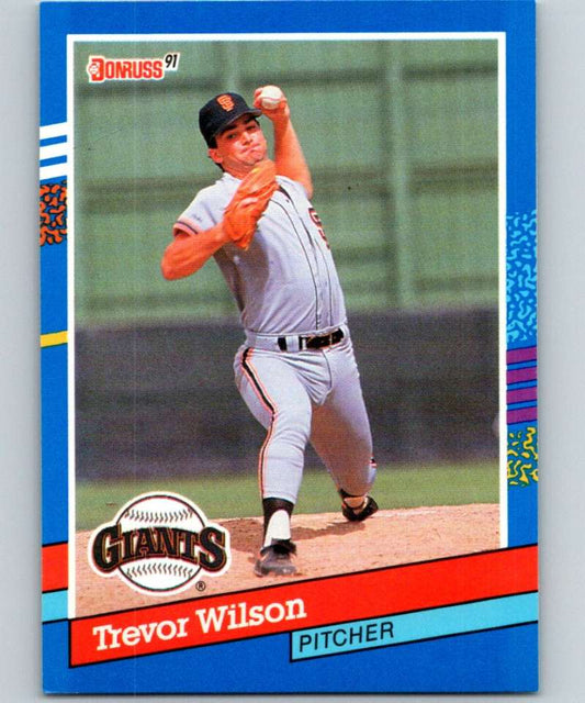 1991 Donruss #263 Trevor Wilson Giants MLB Baseball Image 1