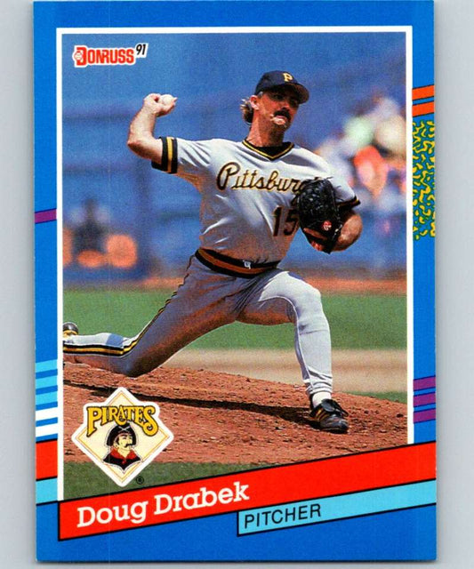 1991 Donruss #269 Doug Drabek Pirates MLB Baseball Image 1