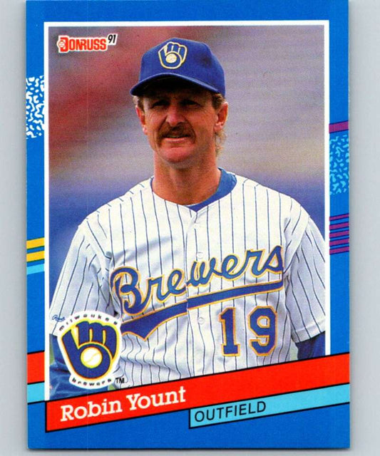 1991 Donruss #272 Robin Yount Brewers MLB Baseball Image 1