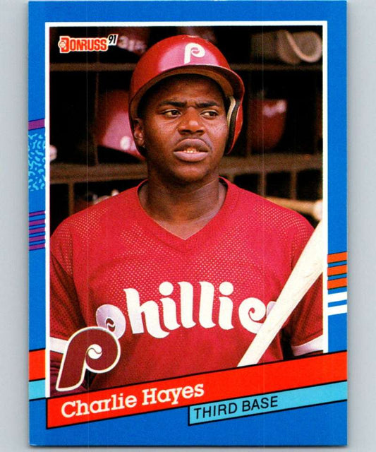 1991 Donruss #278 Charlie Hayes Phillies MLB Baseball Image 1