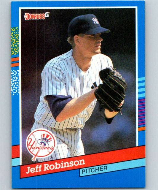 1991 Donruss #291 Jeff Robinson Yankees MLB Baseball
