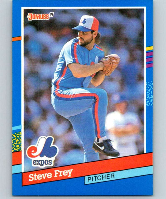 1991 Donruss #292 Steve Frey Expos UER MLB Baseball Image 1