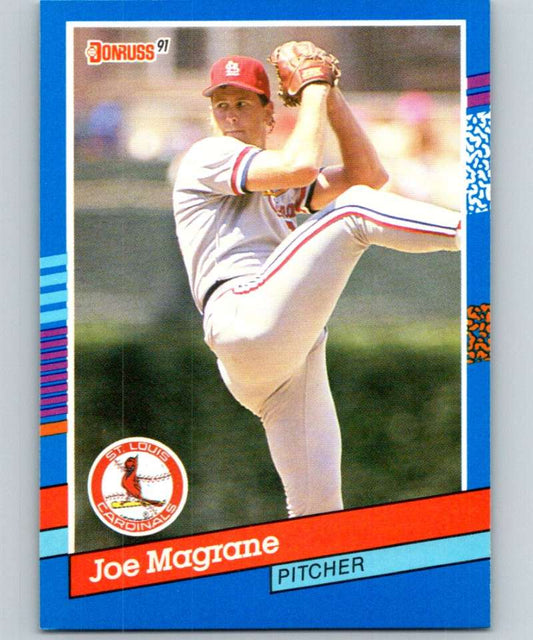 1991 Donruss #295 Joe Magrane Cardinals MLB Baseball Image 1