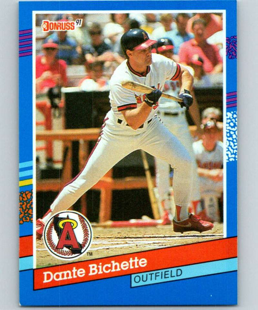 1991 Donruss #303 Dante Bichette Angels MLB Baseball Image 1