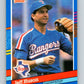 1991 Donruss #305 Jeff Huson Rangers MLB Baseball Image 1