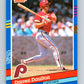 1991 Donruss #316 Darren Daulton Phillies MLB Baseball Image 1