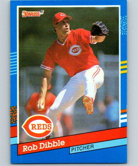 1991 Donruss #321 Rob Dibble Reds MLB Baseball Image 1