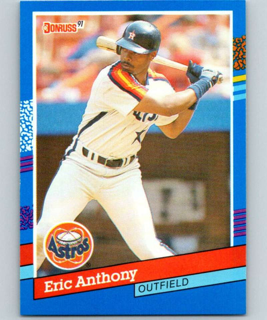 1991 Donruss #333 Eric Anthony Astros MLB Baseball Image 1